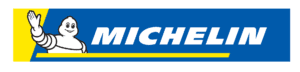 Michelin logo: Bibendum waving.