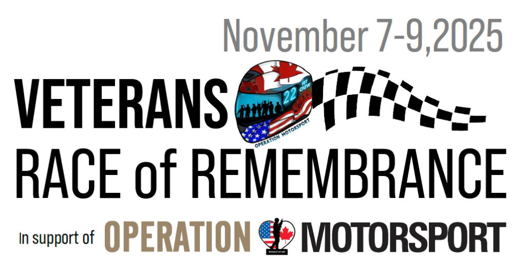 Veterans Race of Remembrance, Nov. 7-9, 2025.