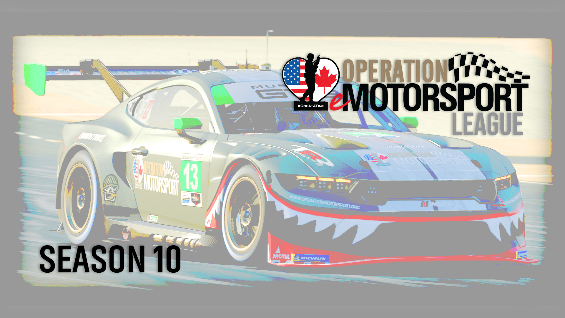 Season 10 Operation Motorsport League race car.