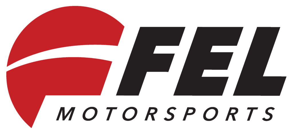 FEL Motorsports logo with red element.