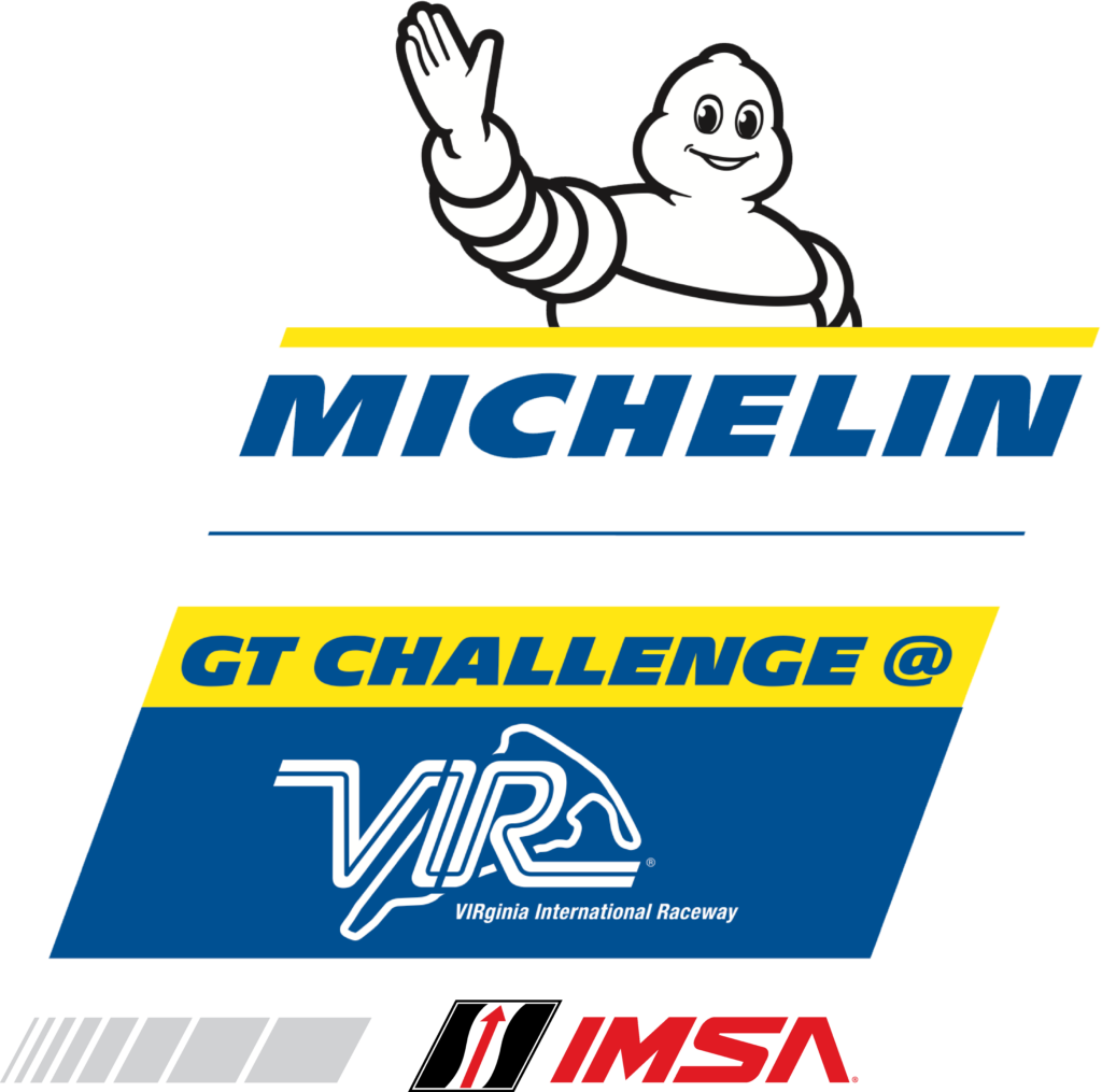 Michelin GT Challenge logo with IMSA branding.