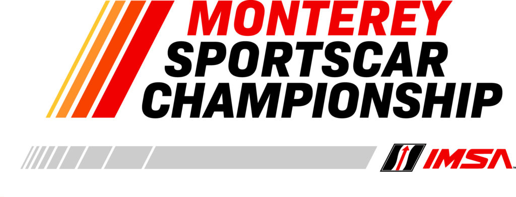 Monterey SportsCar Championship logo with IMSA.