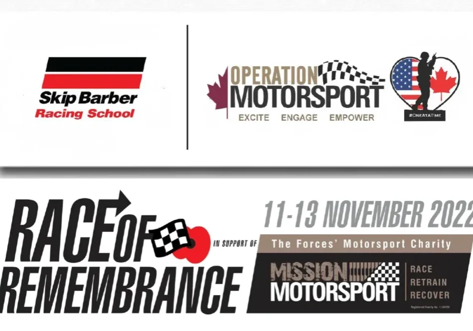 Logos of Operation Motorsport and other brands