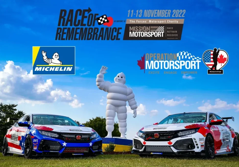 MICHELIN TO SPONSOR OPMO FOR RACE OF REMEMBRANCE